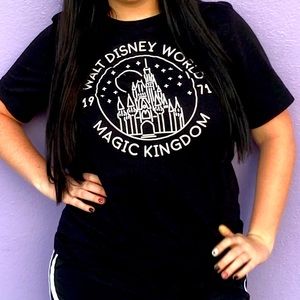 WDW Magic Kingdom Black Graphic T-Shirt